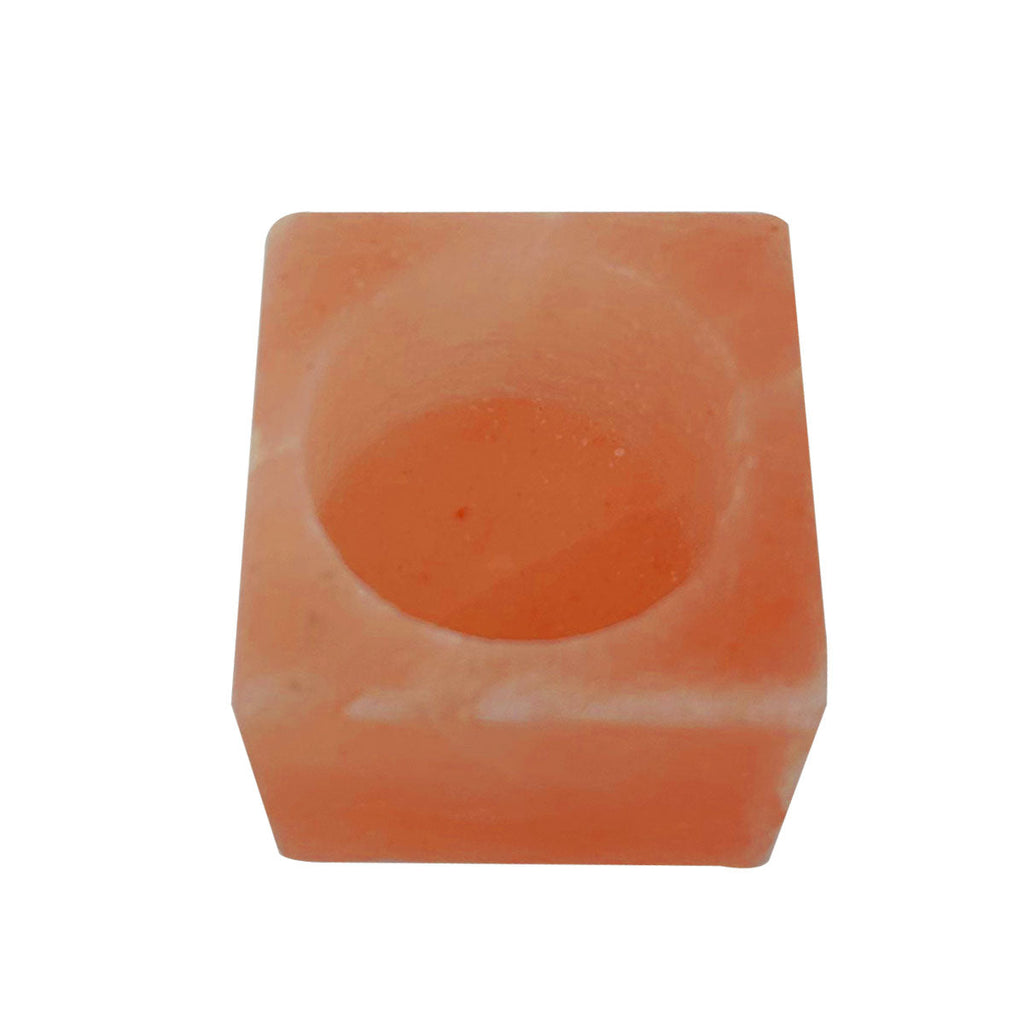 Himalayan Pink Salt Tea Light Holder – Natural & Square Shapes