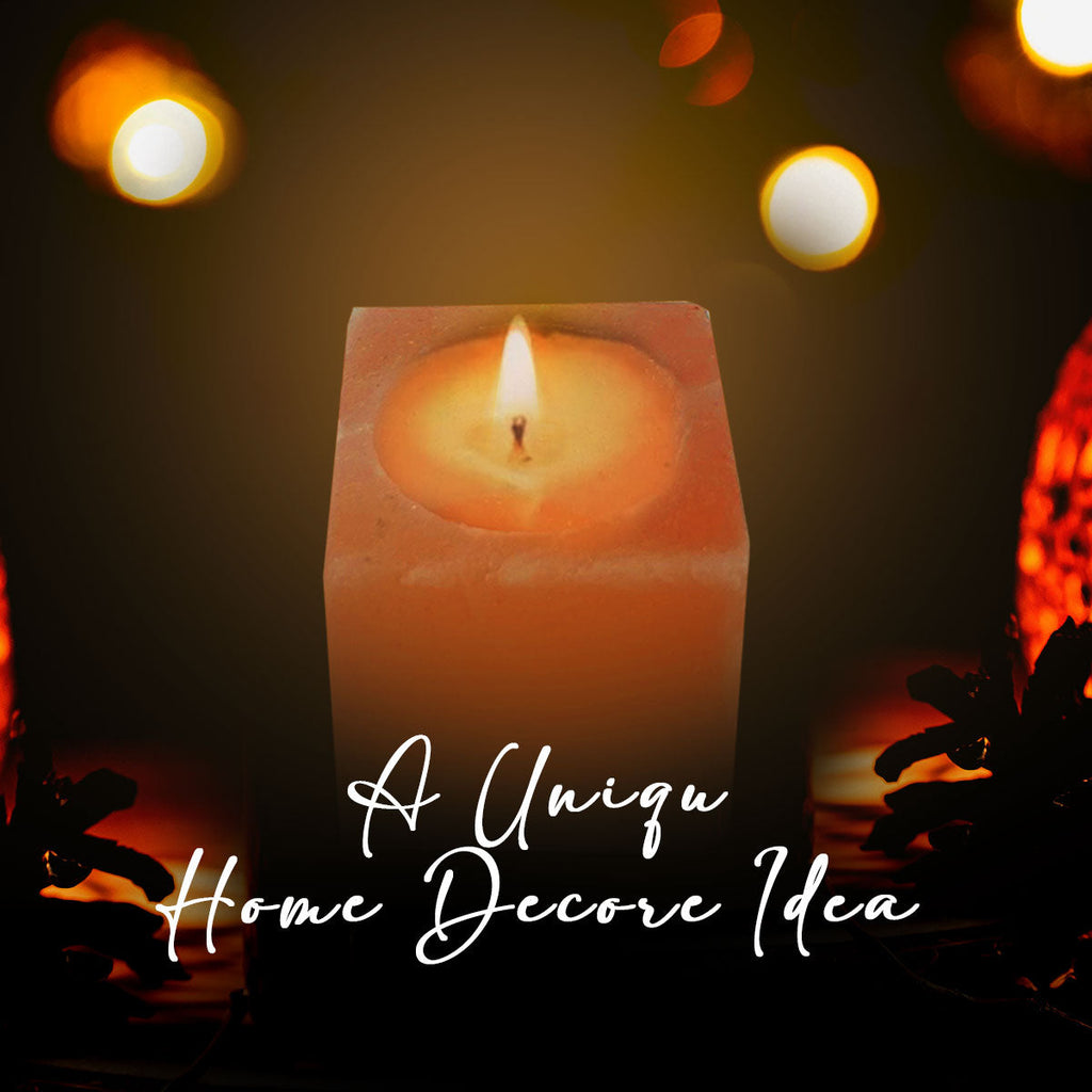 Himalayan Pink Salt Tea Light Holder – Natural & Square Shapes