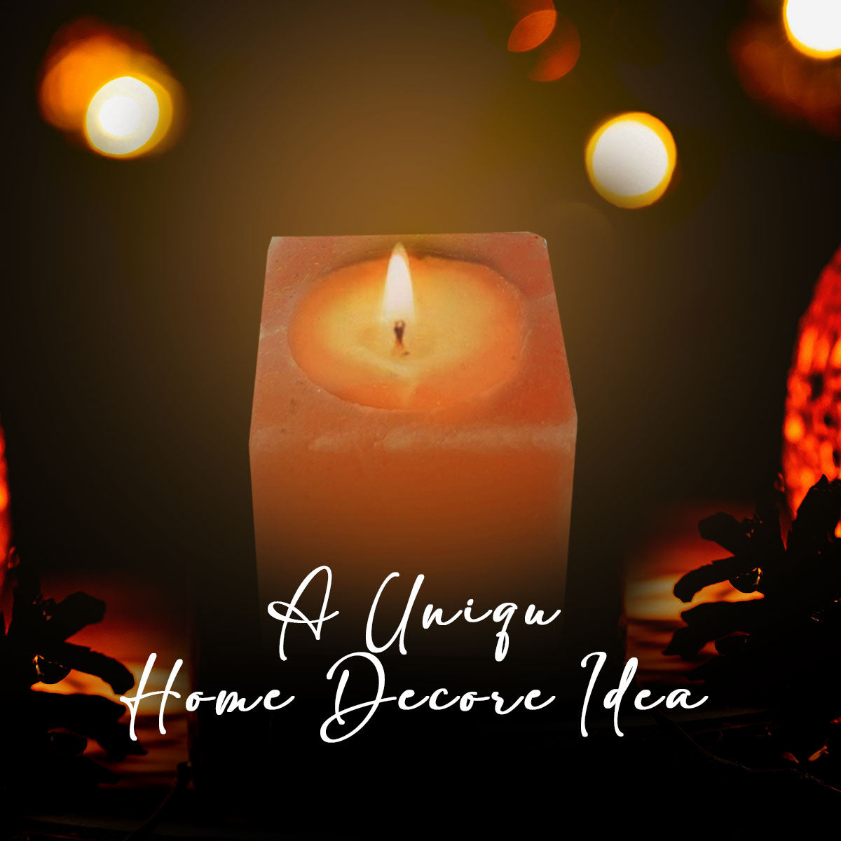 Himalayan Pink Salt Tea Light Holder – Natural & Square Shapes
